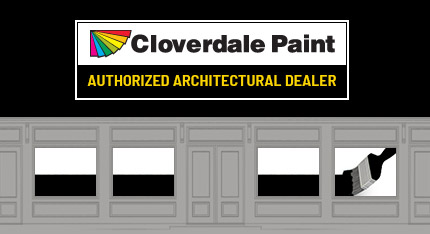“Cloverdale Paint's architectural paint dealer in HOPE