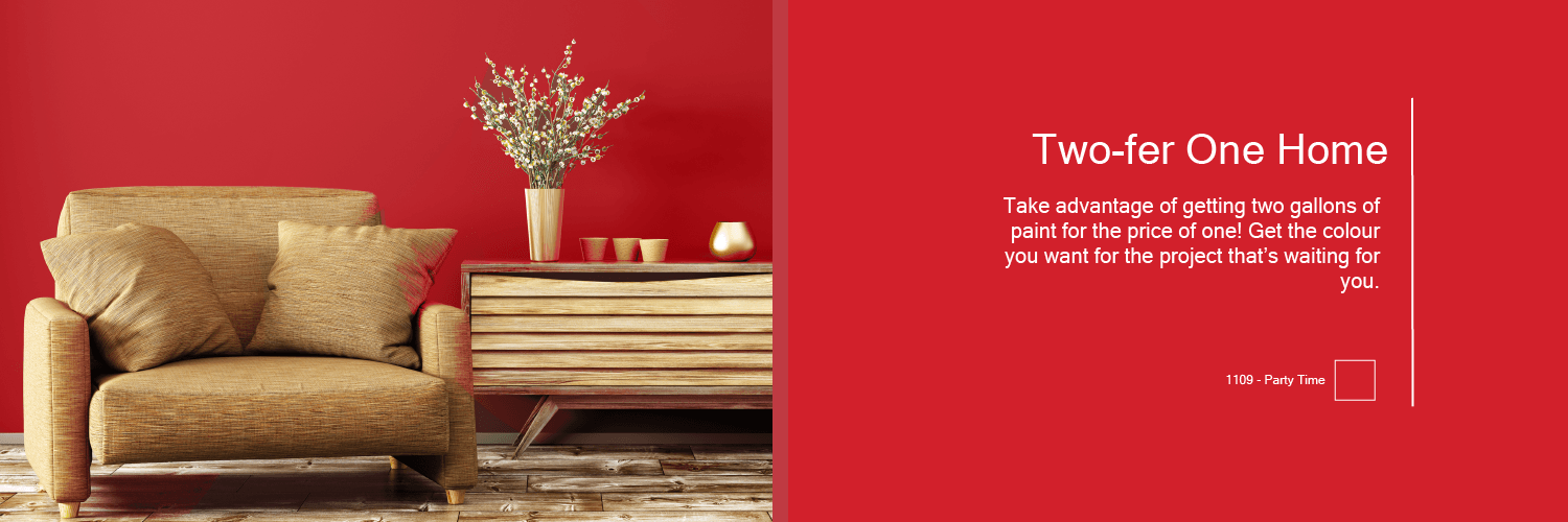 Twofer sale home interior paint 