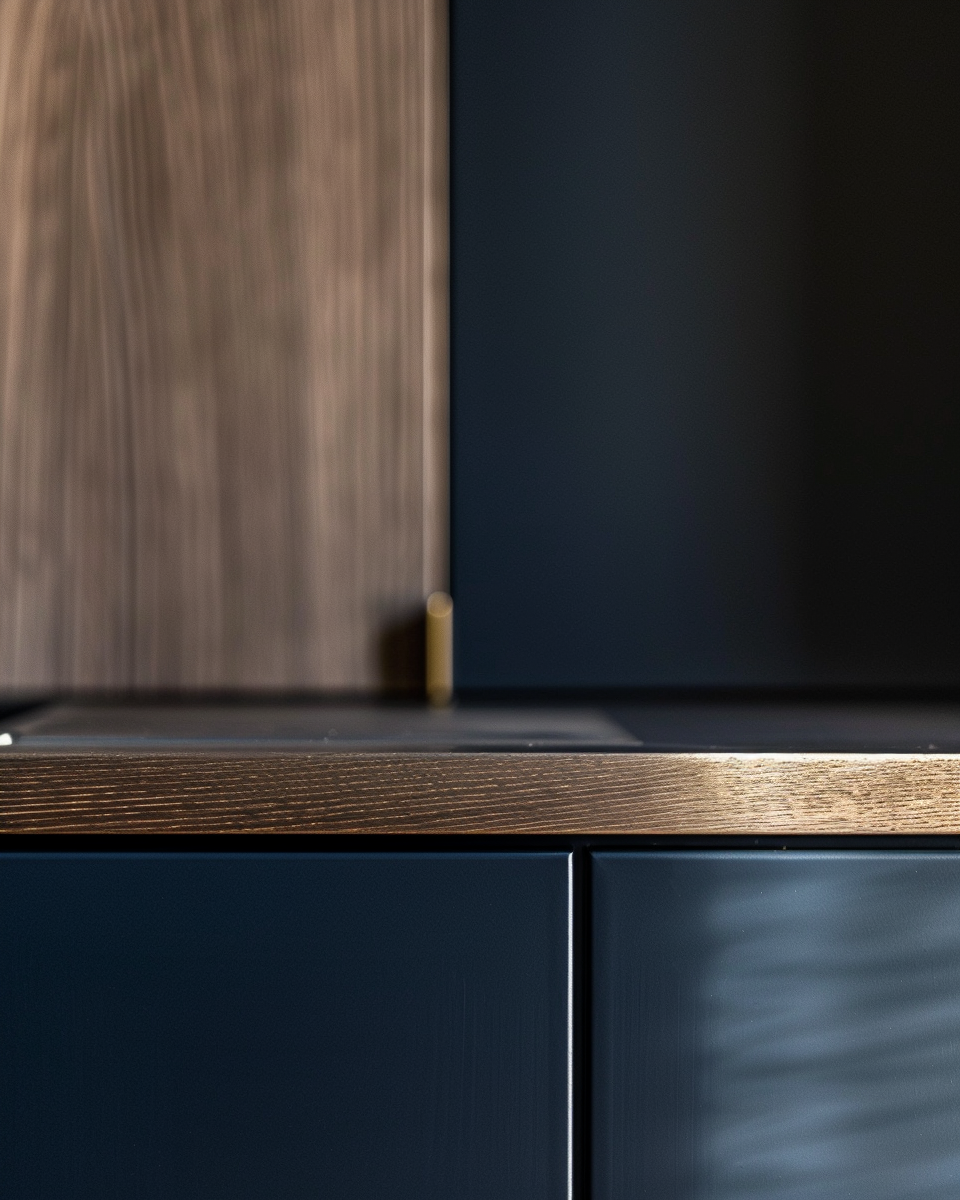 moody kitchen cabinets