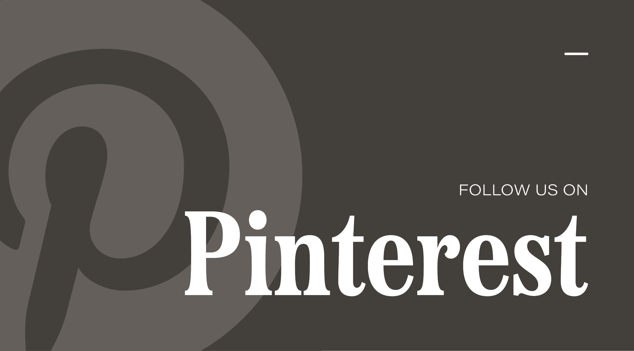Follow us on Pinterest