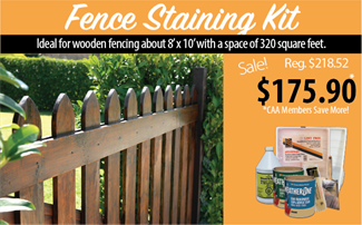 Cloverdale Paint exterior fence staining kit