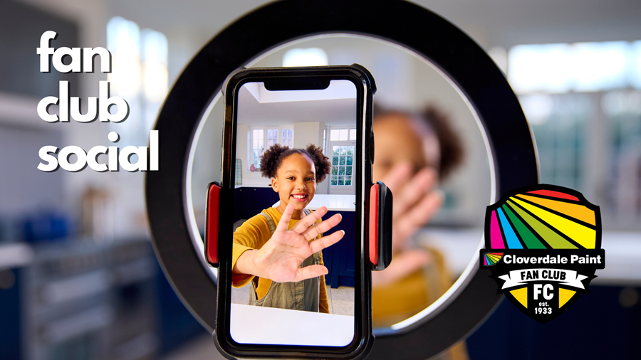 fan club social Follow us on Social Media at Cloverdale Paint FC