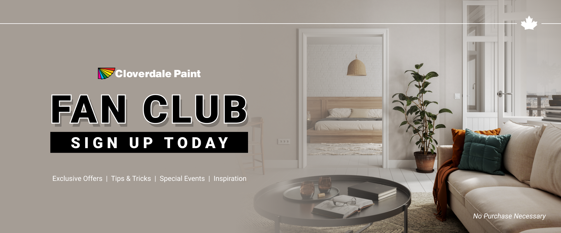 Sign up today and save on your next purchase from us!