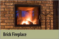 Brick Fireplace