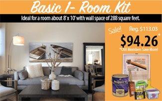 Basic RoomKit 1 Basic 1-room Paint Kit