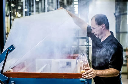 Salt spray testing chamber