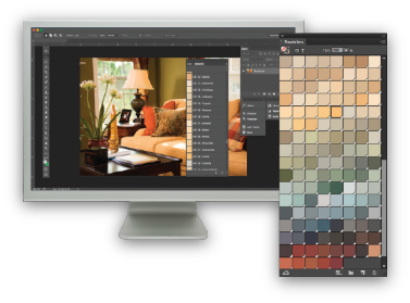 Adobe colour swatches