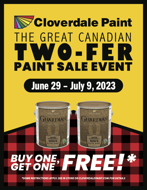 Interior and Exterior Paint Promotions and Sales Cloverdale Paint