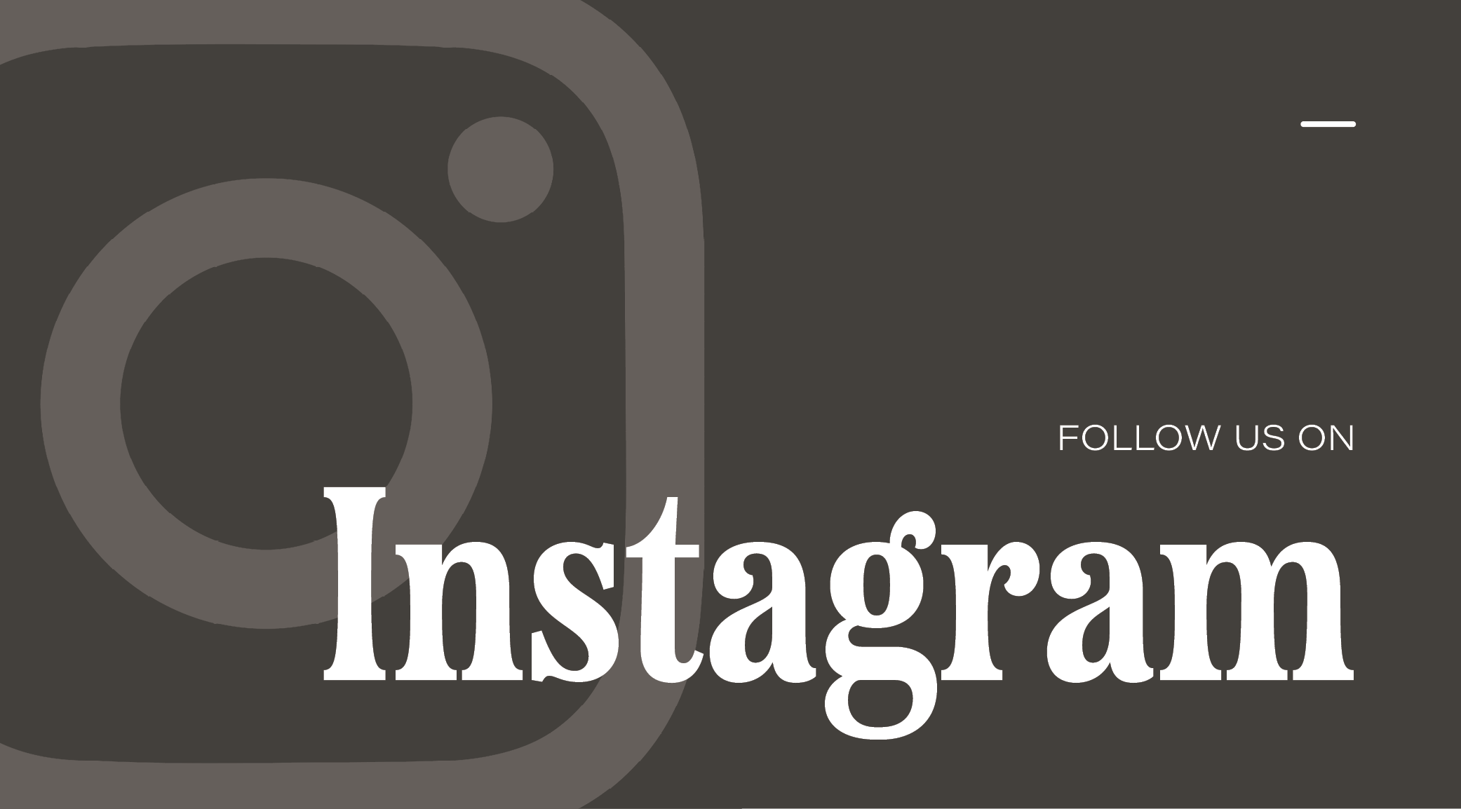 Follow us on Instagram