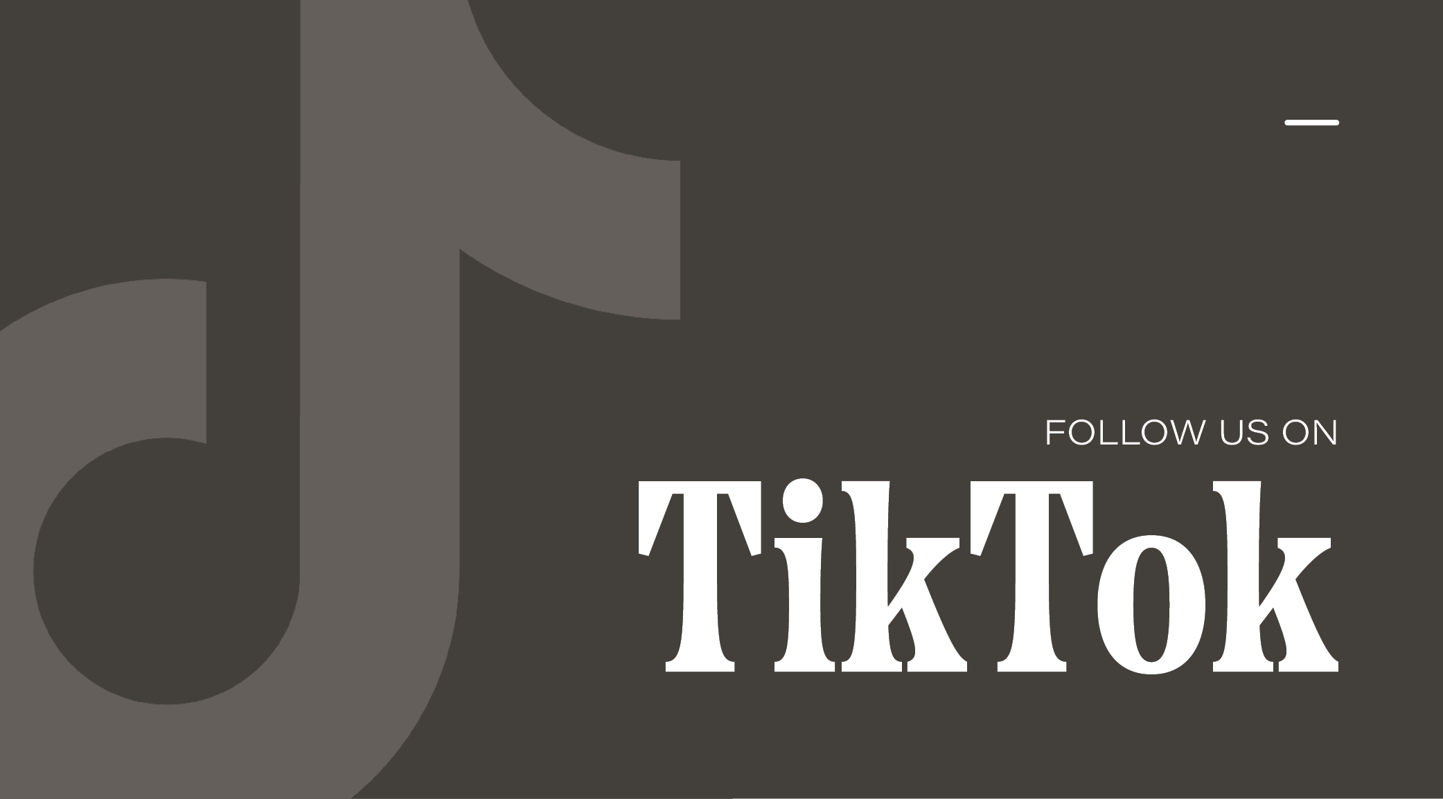 Follow us on TikTok